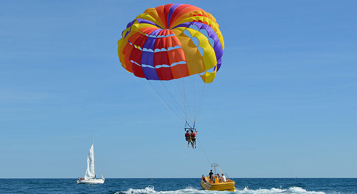à fond la glisse - Parachute ascensionnel à Frontignan plage - Méditerranée